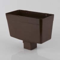 Brett Martin Rainwater Hopper Head  for 65mm square downpipe system BLACK, BROWN or WHITE