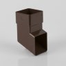 Brett Martin 112.5 (67.5) degree SHOE  for 65mm square downpipe system BLACK, BROWN or WHITE