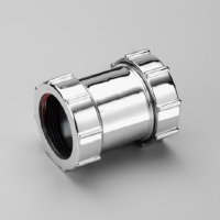 Multikwik (Marley) Chrome Waste Compression Straight Coupling 32/40mm Polypropylene
