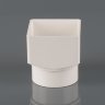 Brett Martin 65mm Square to 68mm Round downpipe adaptor BLACK, BROWN or WHITE