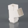 Brett Martin 112.5 (67.5) degree Y BRANCH  for 65mm square downpipe system BLACK, BROWN or WHITE