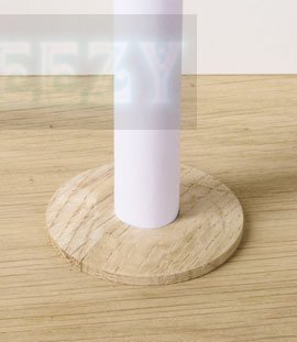 Pack of 2 x (Light) Solid Oak Pipe covers