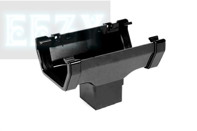 Marshall Tufflex Squareline Gutter 114mm Running Outlet RWSO1