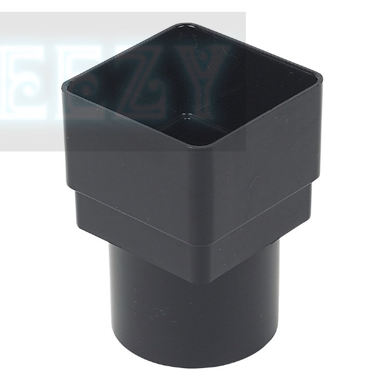 FLOPLAST 65mm Square to 68mm Round Downpipe Adaptor - RDS2
