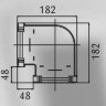 Marshall Tufflex RWA1 Half Round Gutter 112mm 90 degree Angle