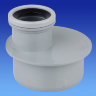 4S096 WAVIN OSMA SOIL 110MM S/S REDUCER 110MM X 50MM