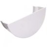 FLOPLAST RE2 112mm Half Round Gutter Internal Stop End