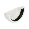 FLOPLAST RE1 112mm Half Round Gutter External Stop End