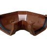 Marshall Tufflex Squareline Gutter 114mm 90 degree Angle RWSA1