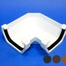 Marshall Tufflex Squareline Gutter 114mm 90 degree Angle RWSA1