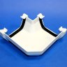 Marshall Tufflex Squareline Gutter 114mm 90 degree Angle RWSA1