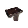 FLOPLAST RO2 112mm Half Round Gutter Stop End Outlet