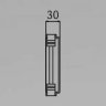 Marshall Tufflex RWE1 Half Round Gutter 112mm External Stop End