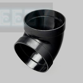 Marley RNA250 68mm Circular Downpipe Offset Bend 67.5 Degrees. Socket / Socket Suitable For Deep Fascias