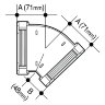 OSMA 0T004 112MM Half-Round GUTTER ANGLE 45/135 DEGREE