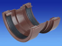 OSMA 0T009 112MM Half-Round GUTTER UNION