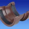 OSMA 0T009 112MM Half-Round GUTTER UNION