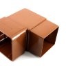 Marshall Tufflex RWSB1 Square 65mm Down Pipe 90 Degree Bend