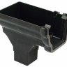FLOPLAST Stop End outlet L/H RON2 110mm Niagara OGEE fits 68mm round and 65mm square downpipes
