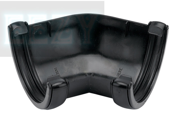 FLOPLAST RA2 112mm Half Round Gutter Angle 135 degree
