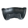 FLOPLAST RA2 112mm Half Round Gutter Angle 135 degree