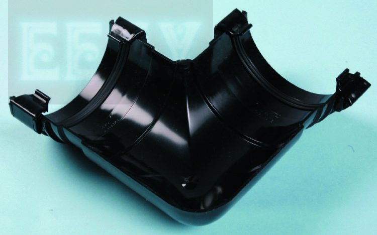 Terrain Crescent 90º Angle for 112mm half round guttering system 2154.4.90 BLACK, BROWN GREY or WHITE
