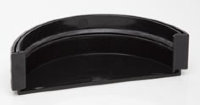 Polypipe RL607 150mm half round gutter External Stop End