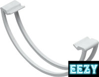 Pack of 4 x Marley RCC1 Clipmaster 112mm Half Round Gutter Spare Clip (NB OBSOLETE JUNE 2020)