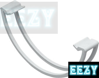 Pack of 4 x Marley RCC1 Clipmaster 112mm Half Round Gutter Spare Clip (NB OBSOLETE JUNE 2020)