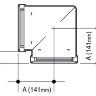 6T603 OSMA Roofline 150mm GUTTER ANGLE 90 DEG