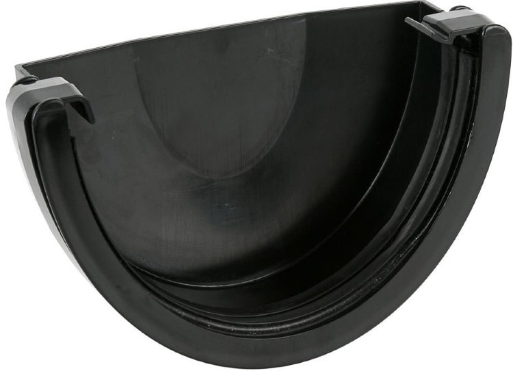 Brett Martin External Stopend for 115 x 75mm Deepstyle Gutter Available in Black, Brown and White
