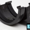Polypipe RR102 Union Bracket for 112mm half round guttering system 
