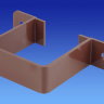 Pack of 3 x OSMA 4T834 61MM SQUARE PIPE BRACKET
