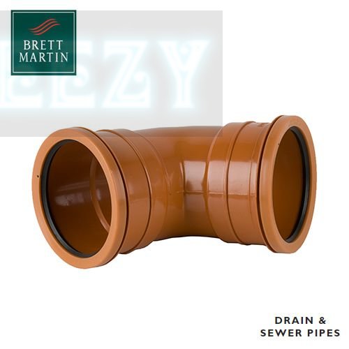 Brett Martin B4071 Underground Soil 110mm 67.5 Degree Double Socket Bend