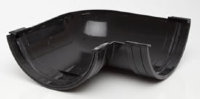 Polypipe 150mm half round gutter 90 degree Angle RL603