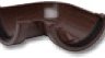 Polypipe 150mm half round gutter 90 degree Angle RL603