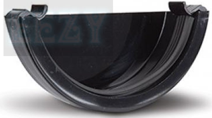 Polypipe RR107 Stopend External  for 112mm half round guttering system 