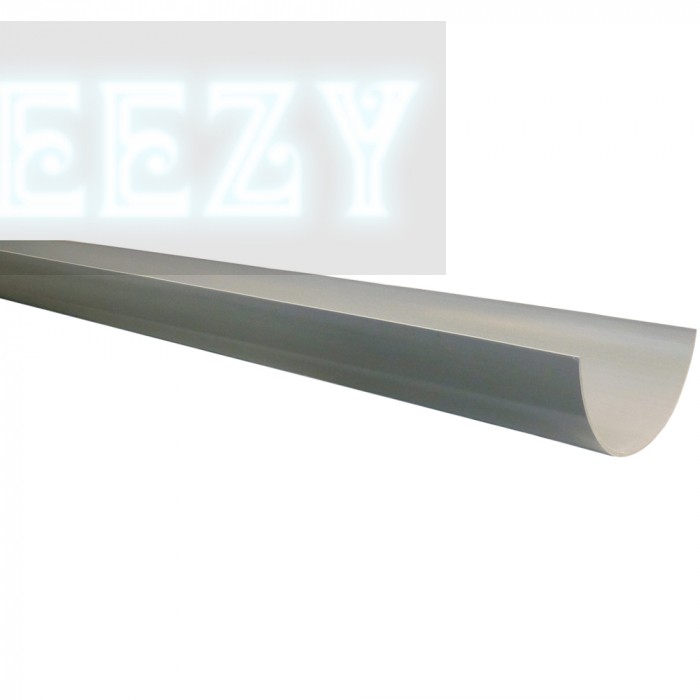 RL601g GREY Polypipe 150MM X4 Metre Half Round Industrial Gutter length
