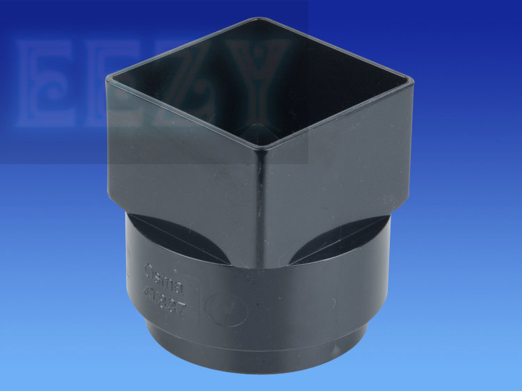 OSMA 4T837 OUTLET ADAPTOR 61MM SQUARE TO 68MM ROUND (discontinued)