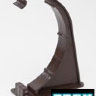 Pack of 3 X Polypipe RR109 Fascia Brackets for 112mm half round guttering system 