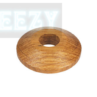 Pack of 2 x (WS3 Golden Oak) Solid Oak Pipe covers