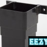Polypipe RS234 Pipe connector and Brkt Flush for 65mm Downpipe