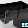 Polypipe RS206 Short Stop-end Outlet 112mm Square